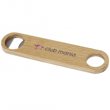 Logo trade corporate gifts image of: Origina wooden bottle opener