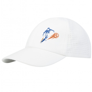 Logotrade promotional merchandise image of: Mica 6 panel GRS recycled cool fit cap