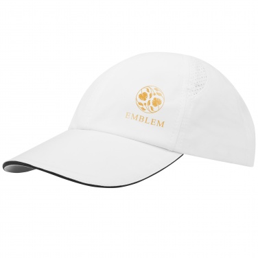 Logo trade advertising products image of: Morion 6 panel GRS recycled cool fit sandwich cap