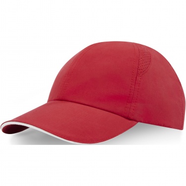 Logo trade advertising products picture of: Morion 6 panel GRS recycled cool fit sandwich cap