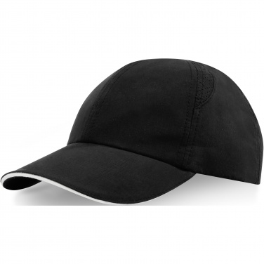 Logo trade promotional items image of: Morion 6 panel GRS recycled cool fit sandwich cap