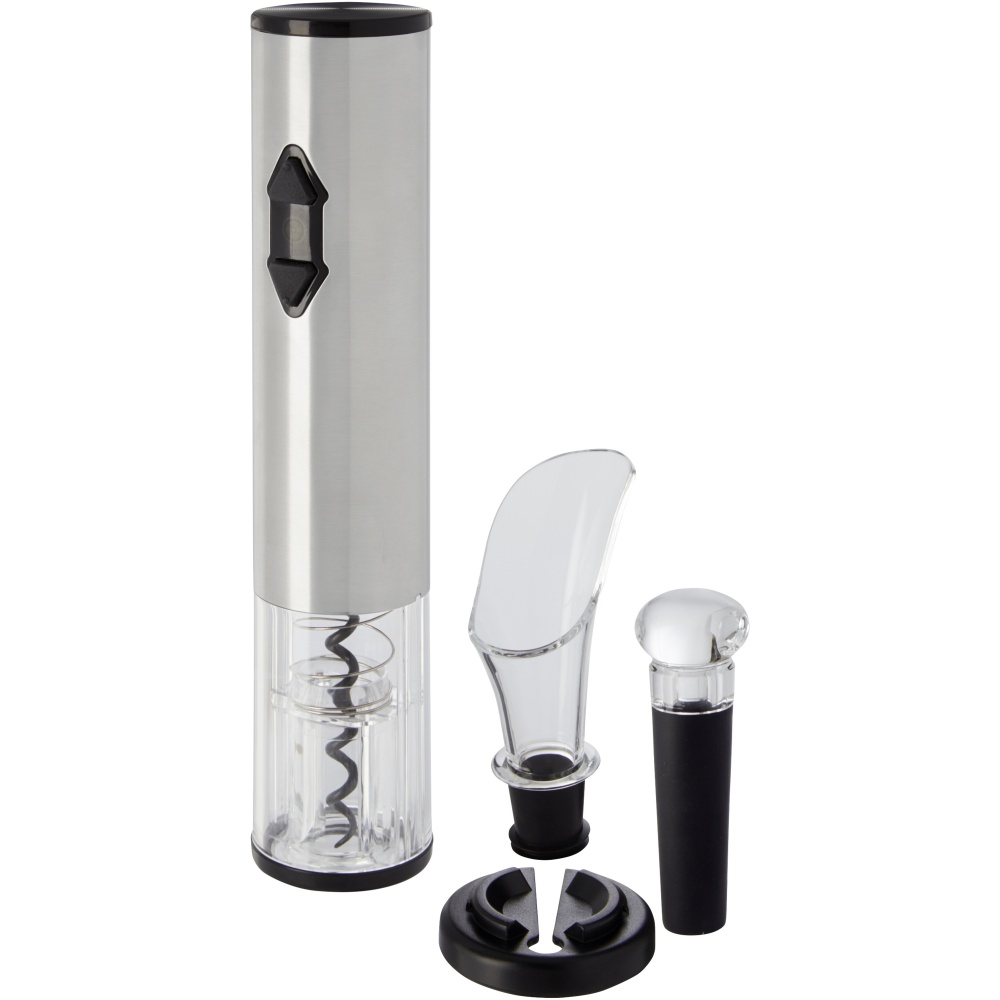 Logo trade promotional giveaways picture of: Pino electric wine opener with wine tools