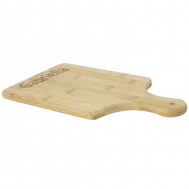 Logo trade business gifts image of: Quimet bamboo cutting board