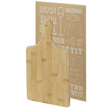 Logotrade promotional gift image of: Quimet bamboo cutting board