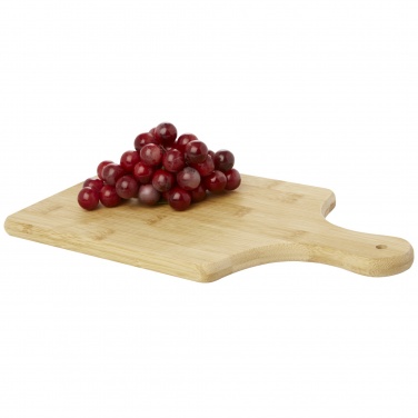 Logo trade promotional giveaways image of: Quimet bamboo cutting board