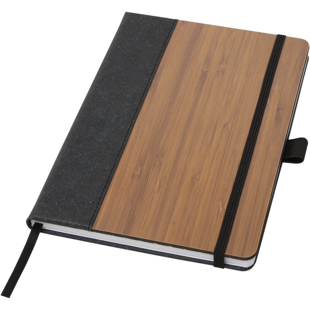 Logo trade promotional items picture of: Note A5 bamboo notebook