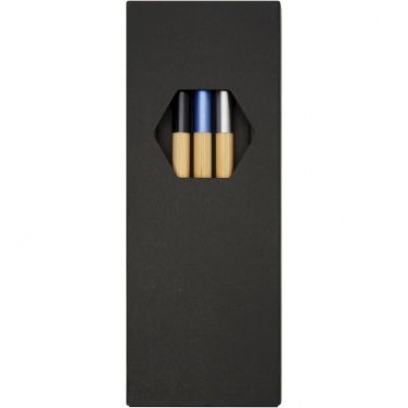 Logo trade promotional product photo of: Kerf 3-piece bamboo pen set