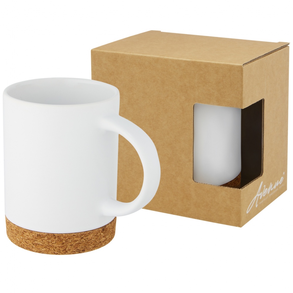 Logotrade corporate gift picture of: Neiva 425 ml ceramic mug with cork base