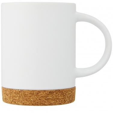 Logo trade promotional products image of: Neiva 425 ml ceramic mug with cork base