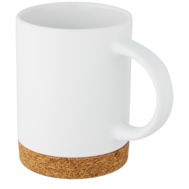 Logo trade advertising product photo of: Neiva 425 ml ceramic mug with cork base