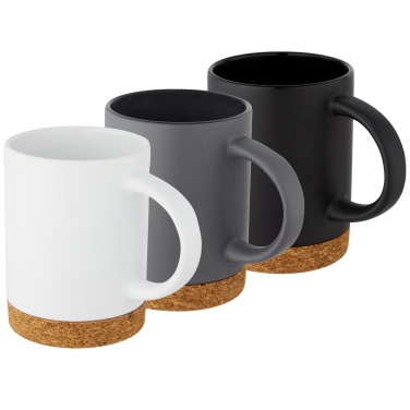 Logo trade promotional merchandise picture of: Neiva 425 ml ceramic mug with cork base