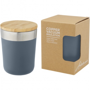 Logo trade corporate gift photo of: Lagan 300 ml copper vacuum insulated stainless steel tumbler with bamboo lid