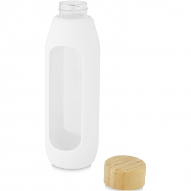 Logo trade promotional gifts picture of: Tidan 600 ml borosilicate glass bottle with silicone grip