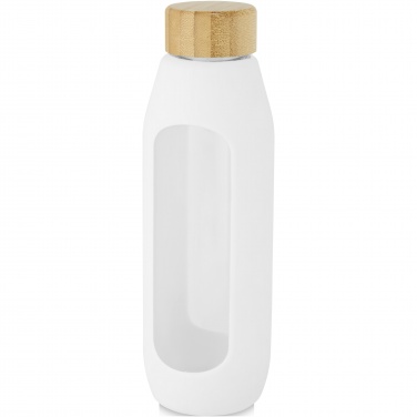 Logo trade promotional giveaways picture of: Tidan 600 ml borosilicate glass bottle with silicone grip