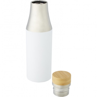 Logotrade promotional merchandise photo of: Hulan 540 ml copper vacuum insulated stainless steel bottle with bamboo lid