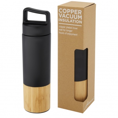 Logotrade promotional gift picture of: Torne 540 ml  stainless steel bottle with bamboo outer wall