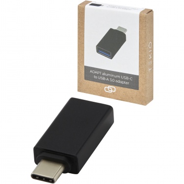 Logo trade promotional products picture of: ADAPT aluminum USB-C to USB-A 3.0 adapter