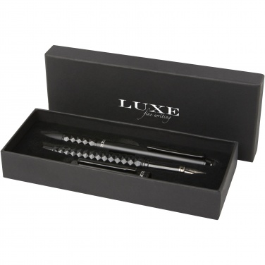 Logo trade business gift photo of: Tactical Dark duo pen gift box