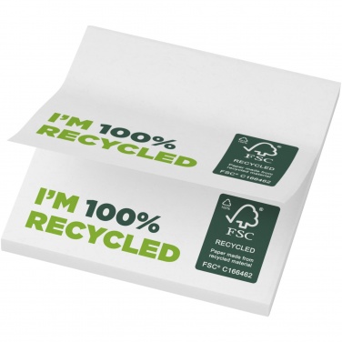 Logo trade advertising products image of: Sticky-Mate® recycled sticky notes 75 x 75 mm