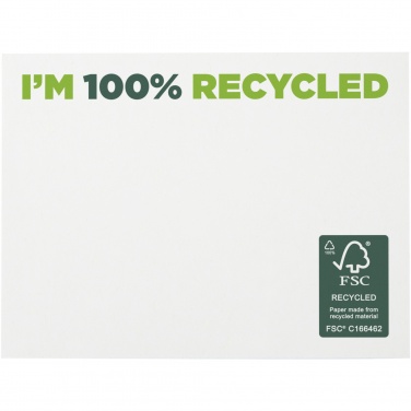 Logo trade promotional giveaways picture of: Sticky-Mate® recycled sticky notes 100x75 mm