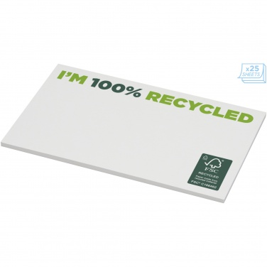 Logo trade advertising products picture of: Sticky-Mate® recycled sticky notes 127 x 75 mm