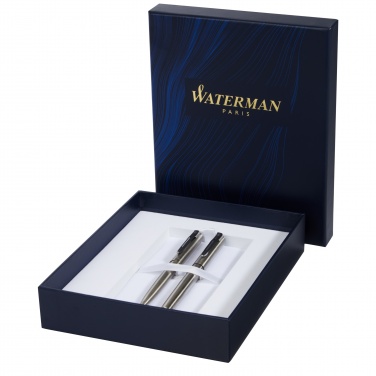 Logo trade promotional giveaways picture of: Waterman duo pen gift box