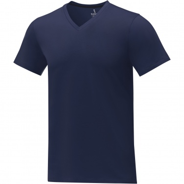 Logo trade promotional items image of: Somoto short sleeve men's V-neck t-shirt 