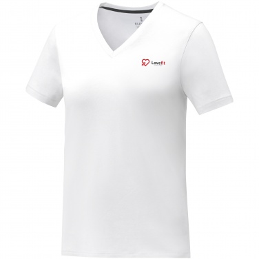 Logotrade corporate gift picture of: Somoto short sleeve women's V-neck t-shirt 