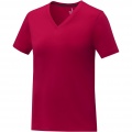 Somoto short sleeve women's V-neck t-shirt , Red