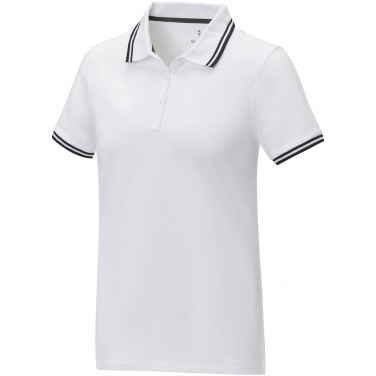 Logo trade advertising products picture of: Amarago short sleeve women's tipping polo