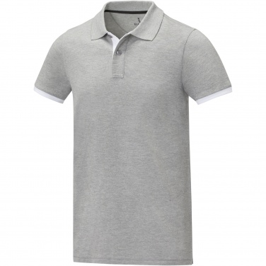 Logo trade corporate gifts picture of: Morgan short sleeve men's duotone polo