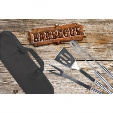 Logotrade promotional products photo of: Barcabo BBQ 3-piece set