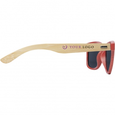 Logo trade promotional merchandise picture of: Sun Ray bamboo sunglasses