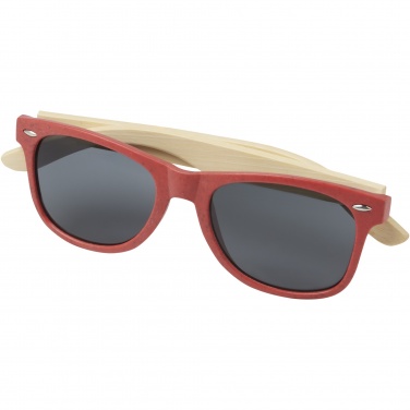 Logo trade promotional giveaways image of: Sun Ray bamboo sunglasses