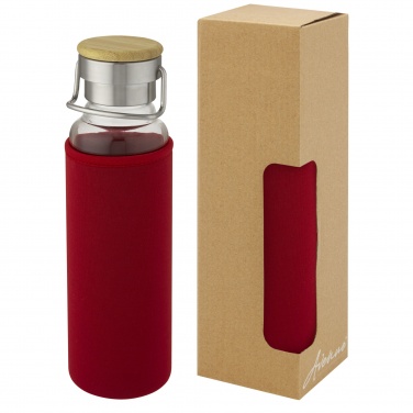 Logo trade promotional merchandise picture of: Thor 660 ml glass bottle with neoprene sleeve