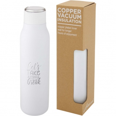 Logotrade promotional giveaways photo of: Marka 600 ml copper vacuum insulated bottle with metal loop