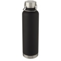 Thor 1 L copper vacuum insulated water bottle, Solid black