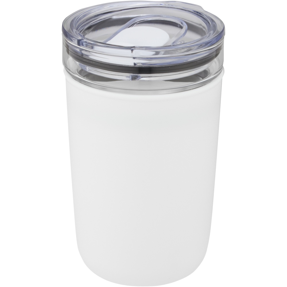 Logotrade promotional merchandise picture of: Bello 420 ml glass tumbler with recycled plastic outer wall