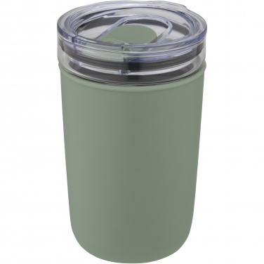 Logo trade promotional items image of: Bello 420 ml glass tumbler with recycled plastic outer wall