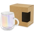 Iris 330 ml glass mug, Multi-colour