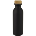 Kalix 650 ml stainless steel water bottle, Solid black