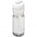 H2O Active® Base Tritan™ 650 ml flip lid sport bottle, Transparent clear / White