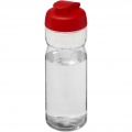 H2O Active® Base Tritan™ 650 ml flip lid sport bottle, Transparent clear / Red