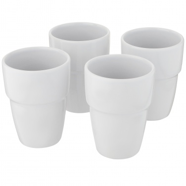 Logotrade business gift image of: Staki 4-piece 280 ml stackable mug gift set