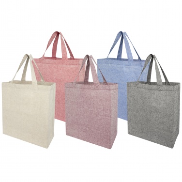 Logo trade promotional gift photo of: Pheebs 150 g/m² recycled gusset tote bag 13L