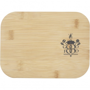 Logo trade corporate gifts picture of: Roby glass lunch box with bamboo lid