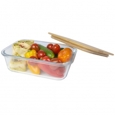 Logotrade corporate gifts photo of: Roby glass lunch box with bamboo lid