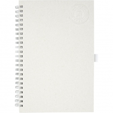 Logotrade promotional product image of: Dairy Dream A5 size reference recycled milk cartons spiral notebook