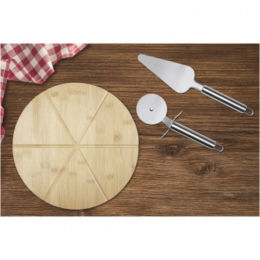 Logo trade promotional items image of: Mangiary bamboo pizza peel and tools