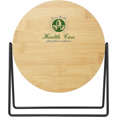 Logo trade promotional items picture of: Hyrra bamboo standing mirror